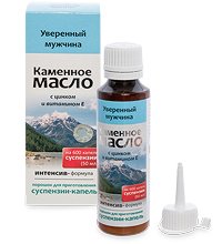 MED-13/25 «Каменное масло» Суспензия - капли с цинком и витамином Е. Уверенный мужчина, 3,0 г