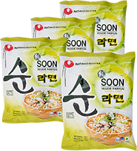 ER-177 Лапша Нонгшим Сун Веги овощная (NOODLE SOUP), 4шт*112г