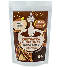 FLK-01/6 Очищающая клетчатка кунжут-какао 150 гр.