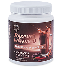 FLK-21/2 Горячий шоколад с рейши и коллагеном (чили и корица), 180гр