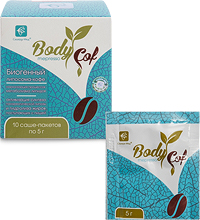 MED-53/05 «Body Cof mepresso» биогенный кофе, 10 саше-пакетов по 5 г