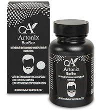 MED-55/12 «ARTONIX» BarBer витаминно-минеральный комплекс для бороды, №30*2,5г