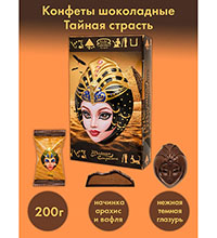 AT-02/4 Конфеты шоколадные «Тайная страсть», 200 г