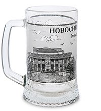 ЯЛ-15-08 Кружка пивная «Новосибирск» 0,5 л. (стекло)