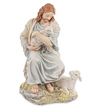 WS-507 Статуэтка «Иисус с ягненком»