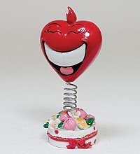 MK 1204 Фигура на пружинке «Сердце» 3,75' 1/асс.