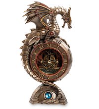 WS-910 Статуэтка-часы в стиле Стимпанк «Дракон»