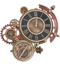WS-914 Статуэтка-часы в стиле Стимпанк «Астролябия»