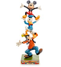 Disney-4055412 Фигурка «Гуффи, Микки Маус и Дональд Дак- качающаяся башня»
