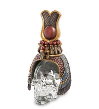 WS-1030 Флакон «Египетский головной убор на стеклянном черепе»