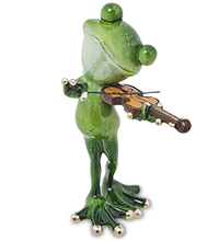 MN-298 Фигурка «Лягушка-скрипач»